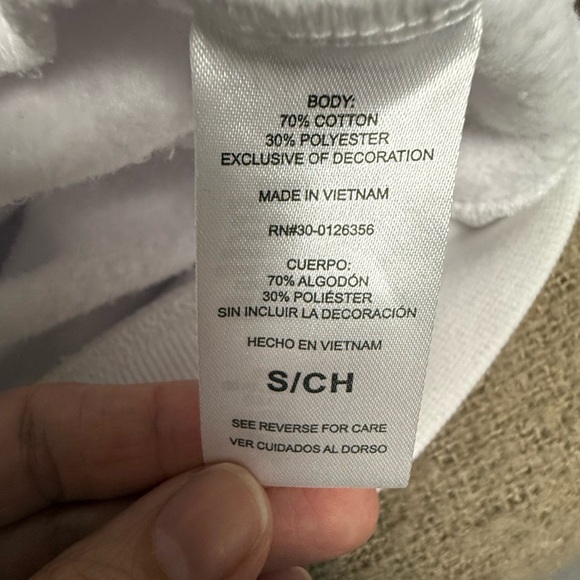 Life Is Good White Hoodie with Pink Heart - Picture 6 of 9